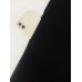 Button Front Shirt Dress, Sexy 3/4 Sleeve Solid Turn Down Collar Dress, Women's Clothing